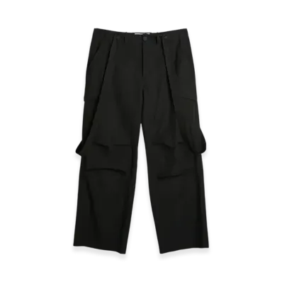 OUR LEGACY Audio Cargo Symbiont Poplin "Black"