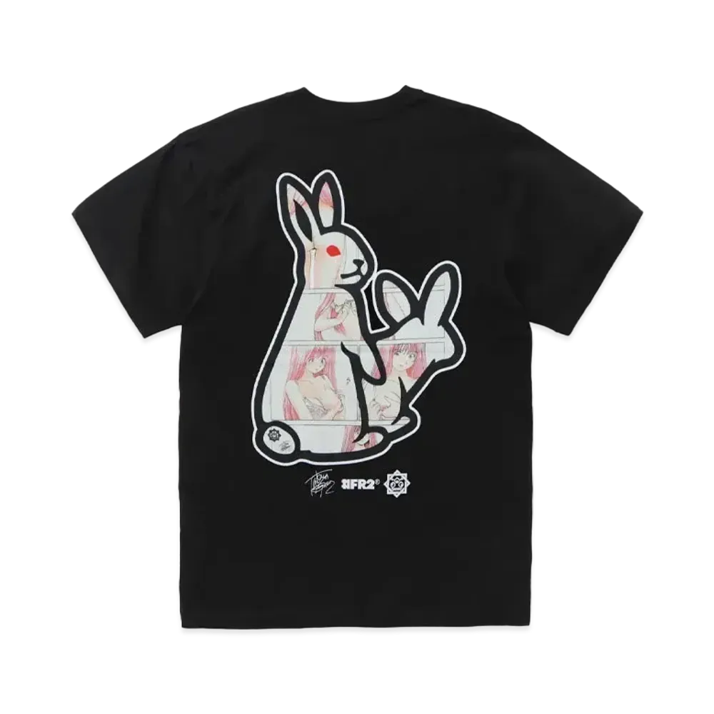 FR2 x Tatsuya Egawa x Shota Nakatsugawa Back Icon T-shirt "Black"