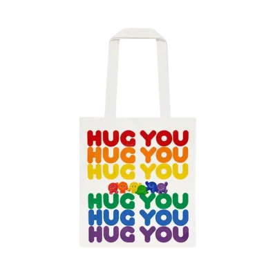 POP MART INSTINCTOY HUG YOU canvas bag