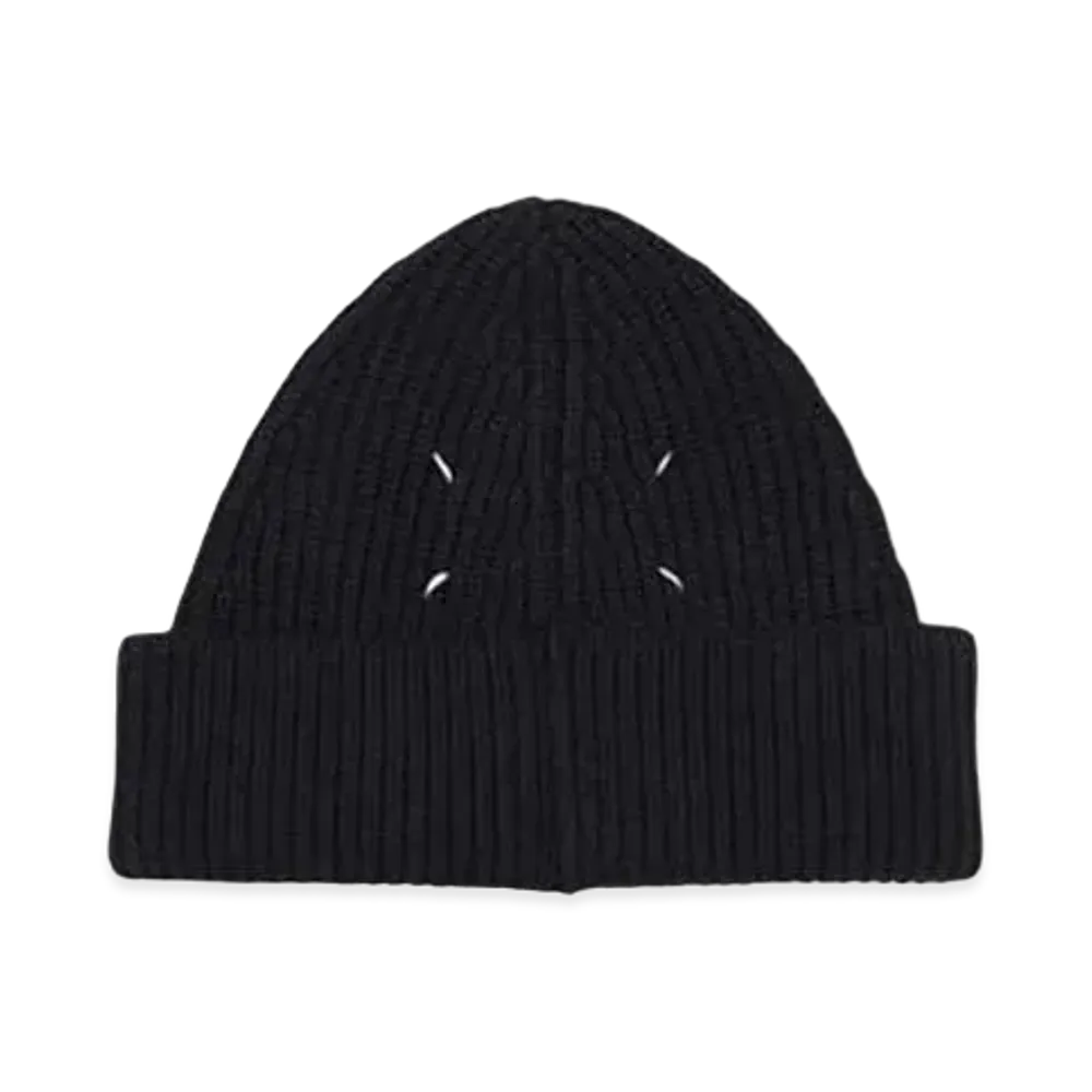 Maison Margiela Four-Stitches Beanie "Black"