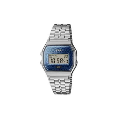Casio Classic A159WEVJ-2JR "Silver/Blue"