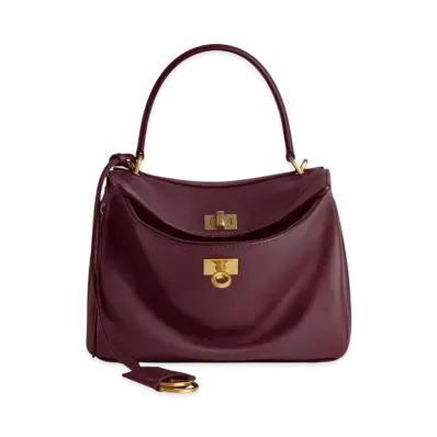 BALENCIAGA Rodeo Mini Handbag "Burgundy"