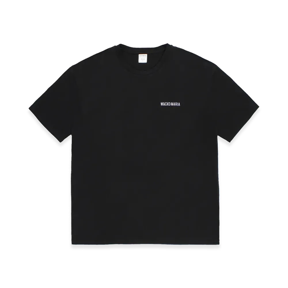 WACKO MARIA Washed Heavy Weight T-Shirt "Black/Purple"