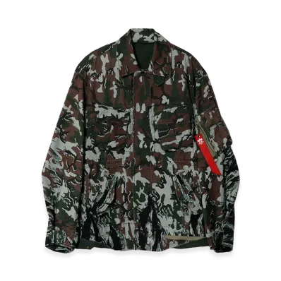 beautiful people x Alpha Industries Double-End Camouflage Field Jacket "Olive"