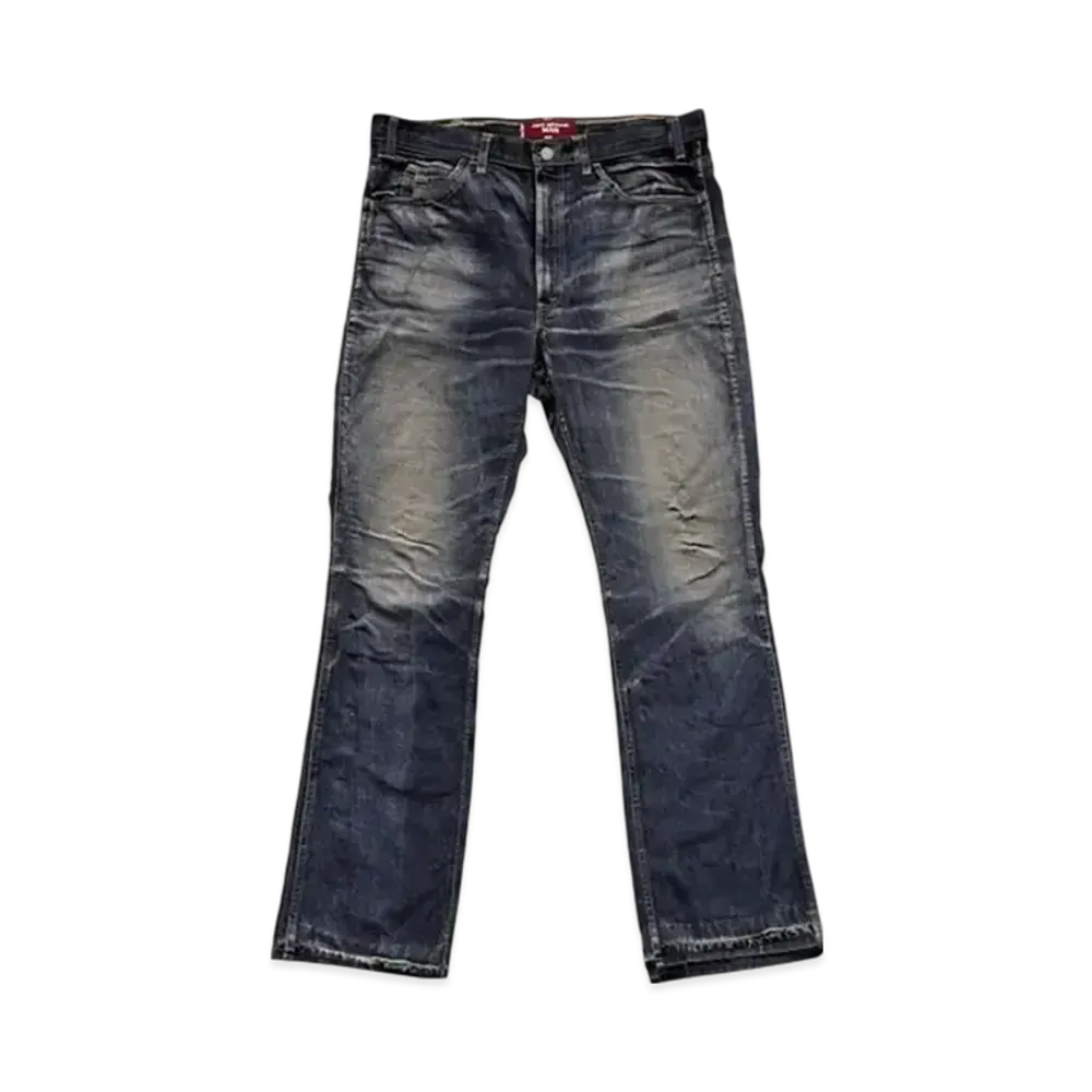 eYe JUNYA WATANABE MAN x Levi's x BerBerJin Triple Name Print Denim Pants (607E Model) "Indigo"