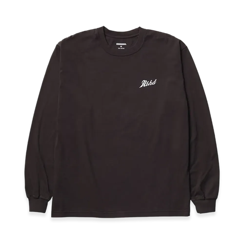 NEIGHBORHOOD NH. Tee LS-2 "Brown"