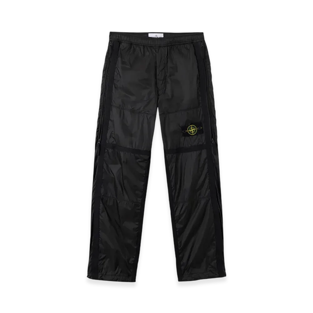 Stone Island Ripstop Light Ht Nylon Loose Fit Jogger Pants "Black"