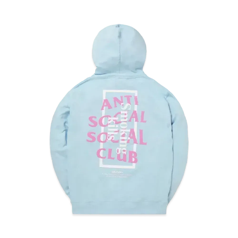 ANTI SOCIAL SOCIAL CLUB collaboration with #FR2 Smoking kills Hoodie "Light Blue"