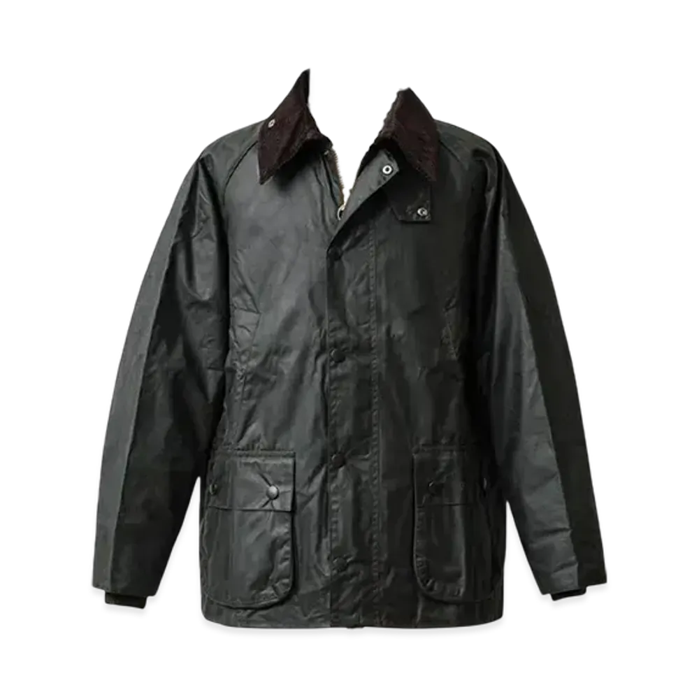 Barbour Bedale Jacket In Waxed Cotton "Sage"