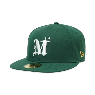 NEWERA x MLVINCE 59FIFTY AUTHENTIC LOGO CAP "GREEN"