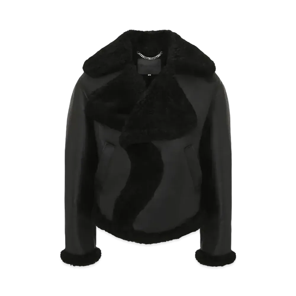 JW ANDERSON Wavy Aviator Jacket "Black"