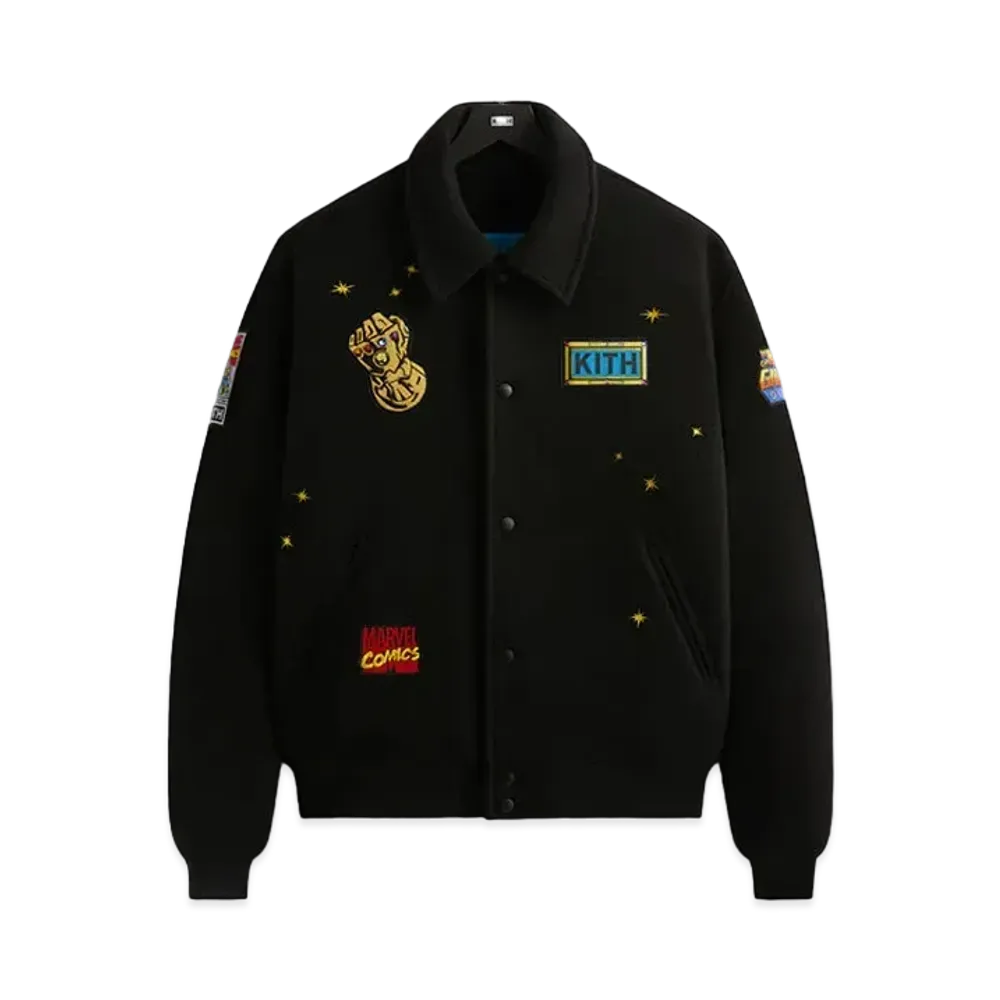 KITH x MARVEL Universe Varsity Jacket "Blue"