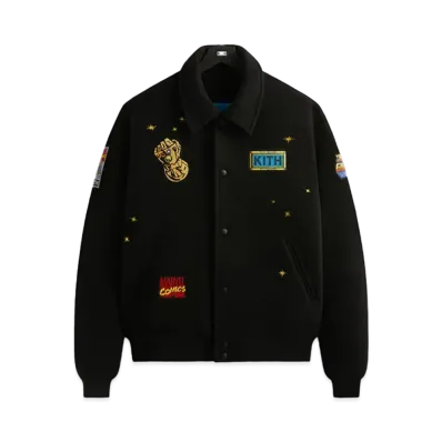 KITH x MARVEL Universe Varsity Jacket "Blue"