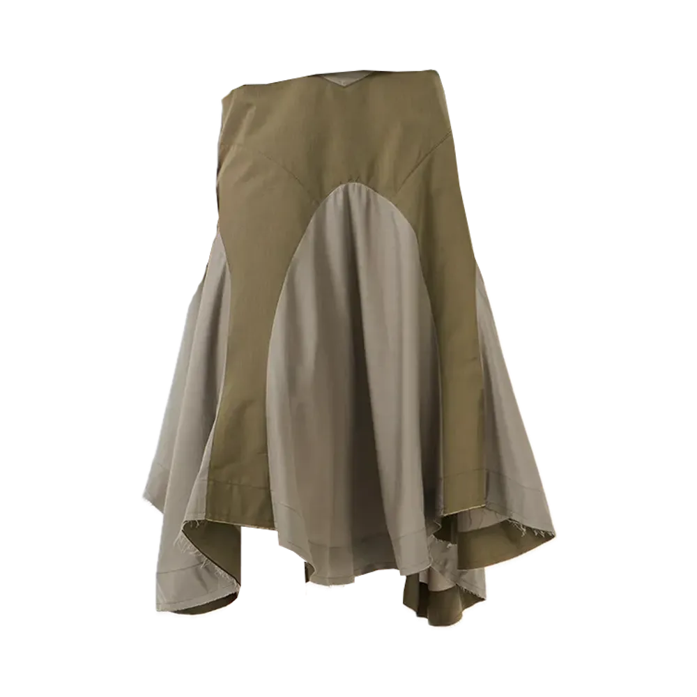 OUR LEGACY Women's Petti Skirt "Dry Thyme Shade Cotton"