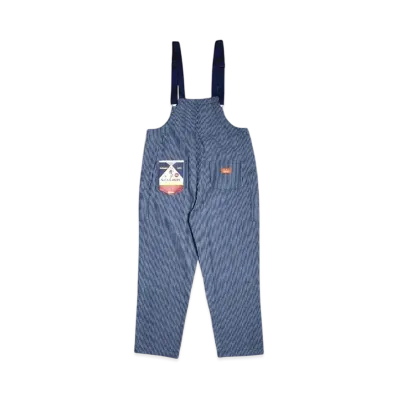 COOKMAN Fisherman's Bib Overall "Navy/Hickory"