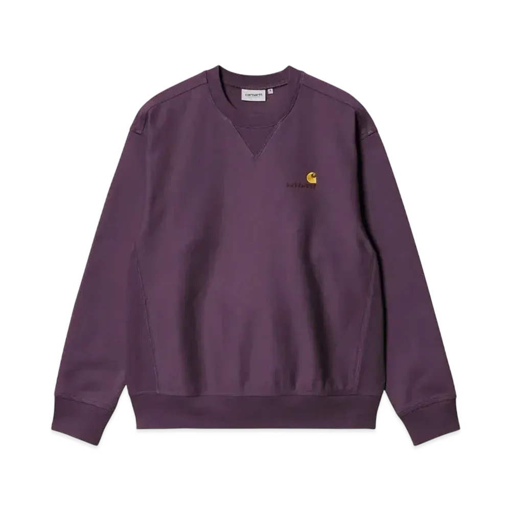 Carhartt WIP American Script Sweat "Huckleberry"