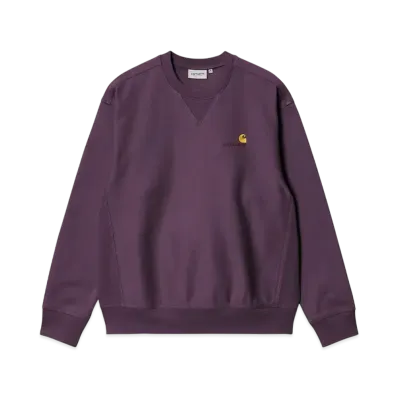 Carhartt WIP American Script Sweat "Huckleberry"
