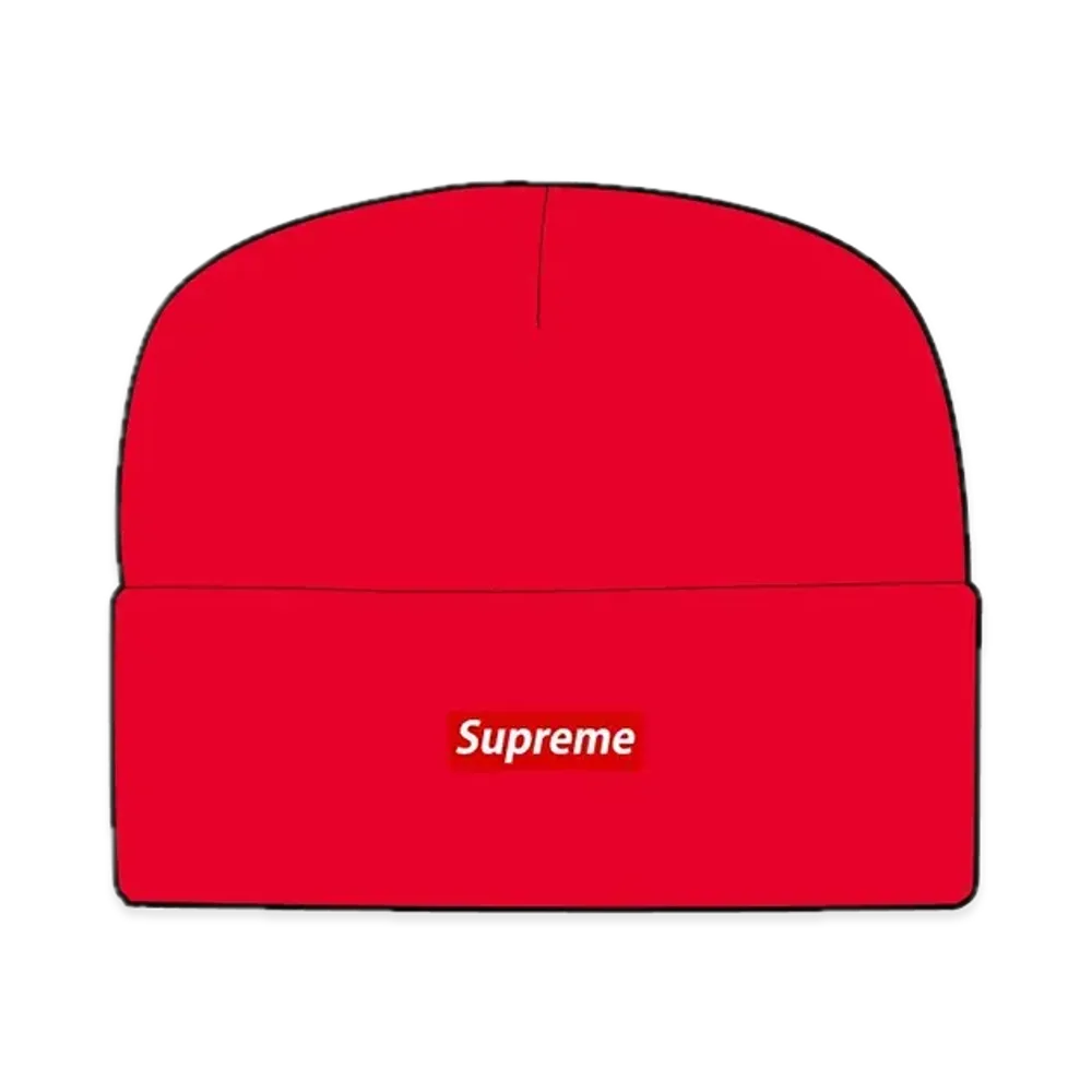 Supreme Facemask Beanie "Red"