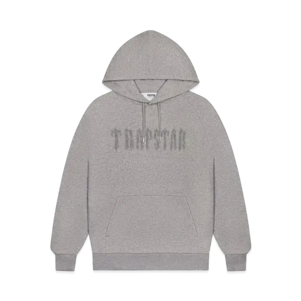 TRAPSTAR Chenille Decoded Hoodie "Gray"