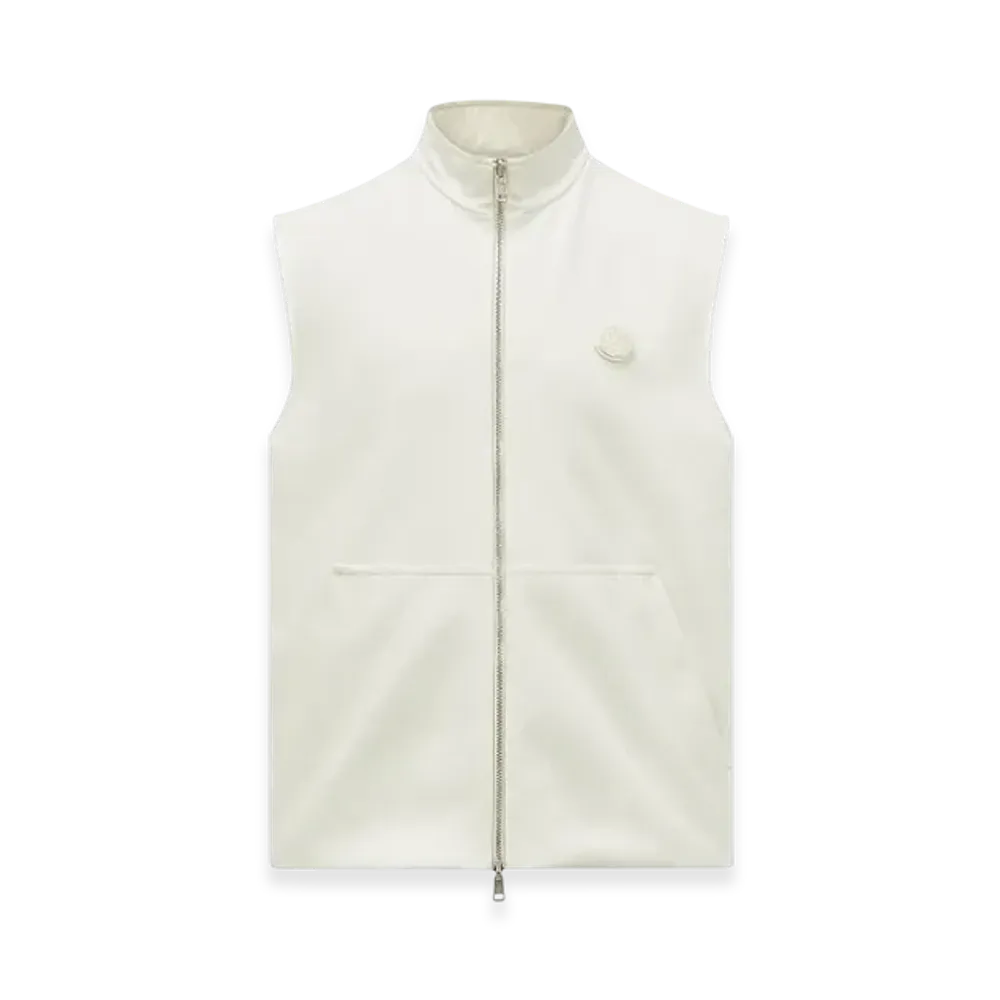 MONCLER Reversible Padded Cotton Gilet "White"