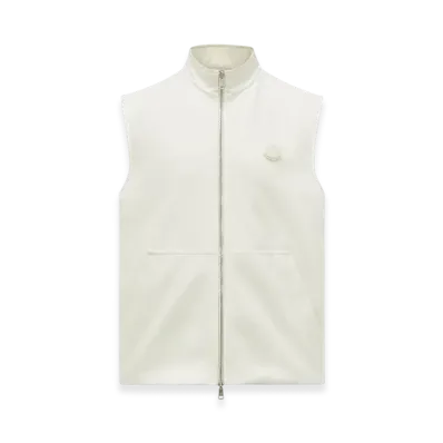 MONCLER Reversible Padded Cotton Gilet "White"