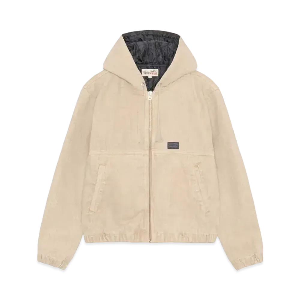 Stussy Work Jacket Canvas NDL Pnch "Khaki" (FA24)