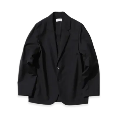 ATON Wool Tropical Tailored Jacket "Black"