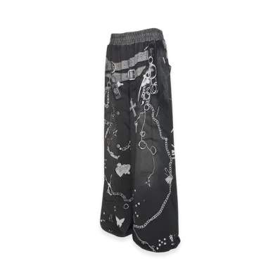 THEREDTHREAD S Print Sweat2 Toys "Black"
