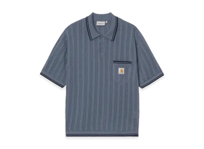 Carhartt WIP S/S Ramsey Polo "Velvet Blue/Deep Night"