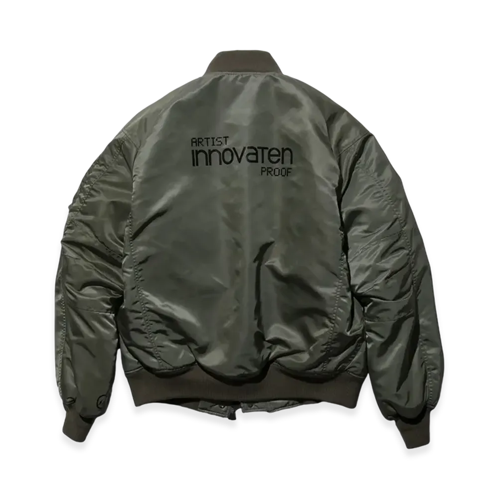 nonnative x Artist Proof x FRAGMENT Trooper Puff Blouson Nylon Twill With Windstopper Innovaten "Olive"