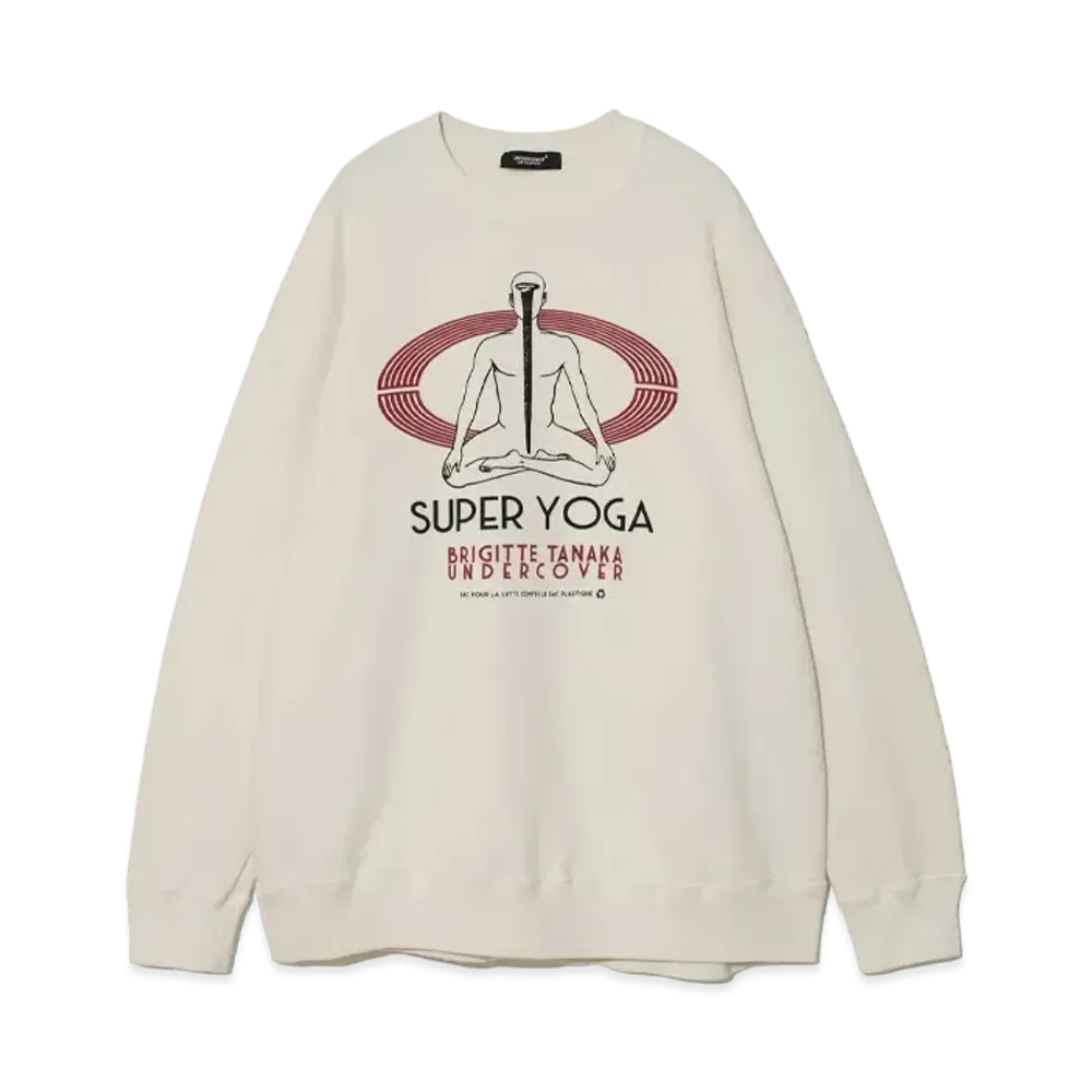 UNDERCOVER x Brigitte Tanaka Cotton sweatshirt pullover "Ivory"