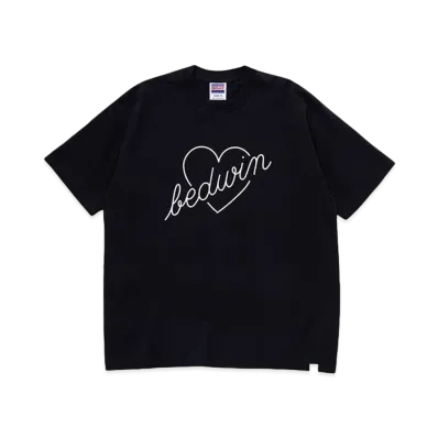 Bedwin & the heartbreakers J.ANDRE Ex. S/S PRINTED TEE "MACLISE" "BLACK"