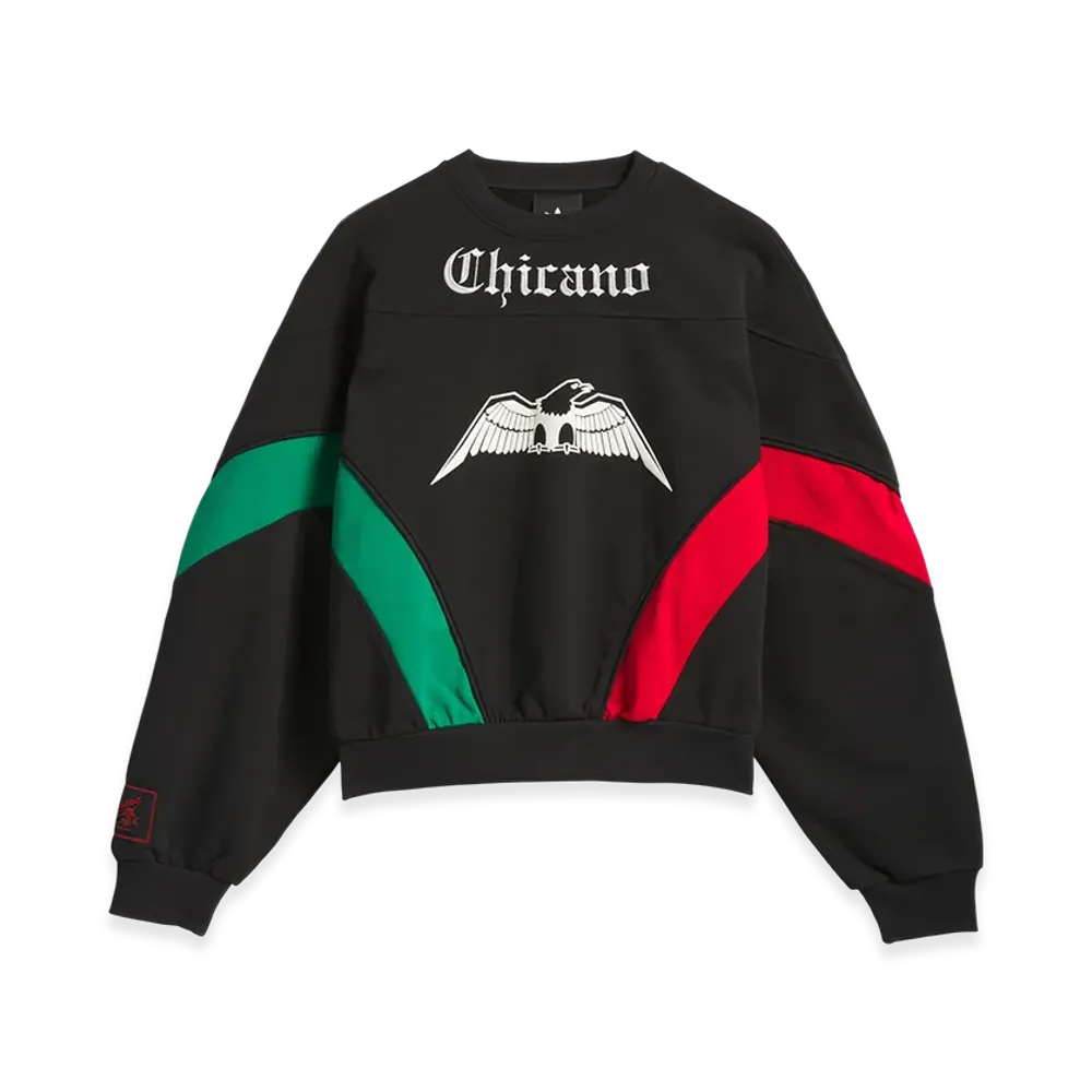 adidas x Willy Chavarria Basketball Fleece Crewneck Sweatshirt "Black"
