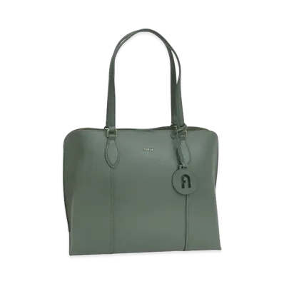 FURLA Vittoria New L Tote Bag "Khaki"