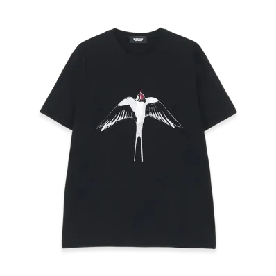 WILDSIDE YOHJI YAMAMOTO Swallow T-Shirt "Black"