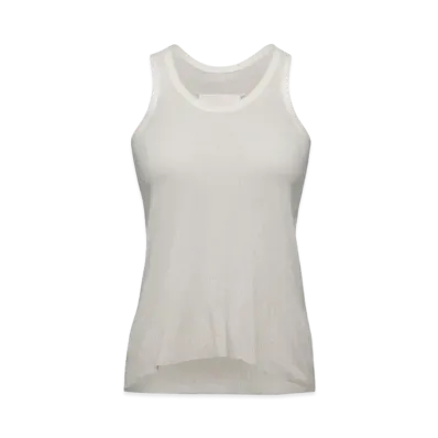 Maison Margiela Men's Ribbed Vest Top "White"