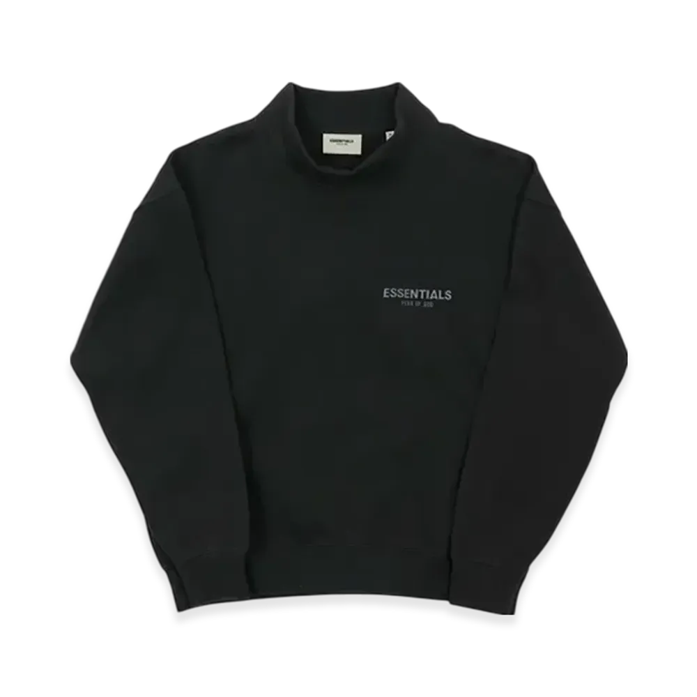 FEAR OF GOD Essentials Mock Neck Sweat "Black"