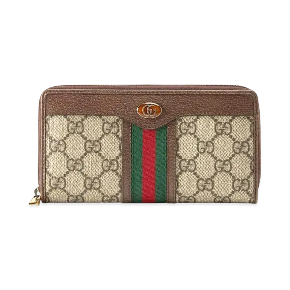GUCCI Ophidia GG Zip Around Wallet