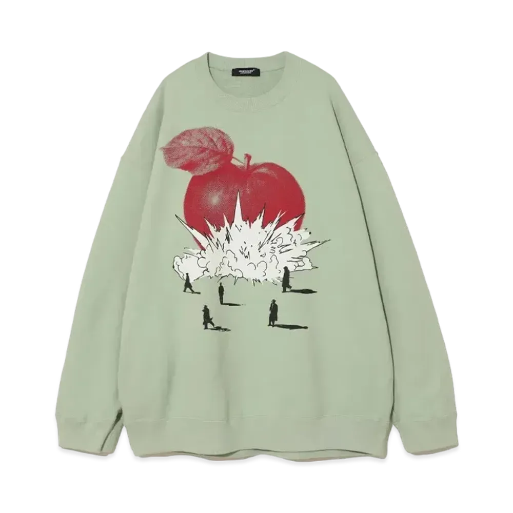 UNDERCOVER Cotton Sweatshirt Pullover "Pale Green"