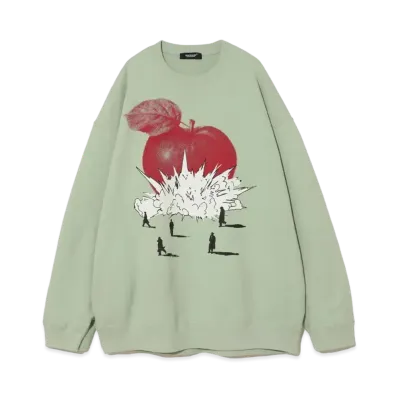 UNDERCOVER Cotton Sweatshirt Pullover "Pale Green"