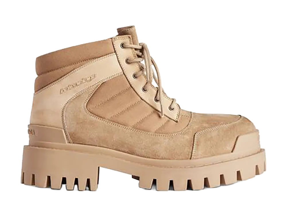 BALENCIAGA Combat Strike Boot "Sand Beige"