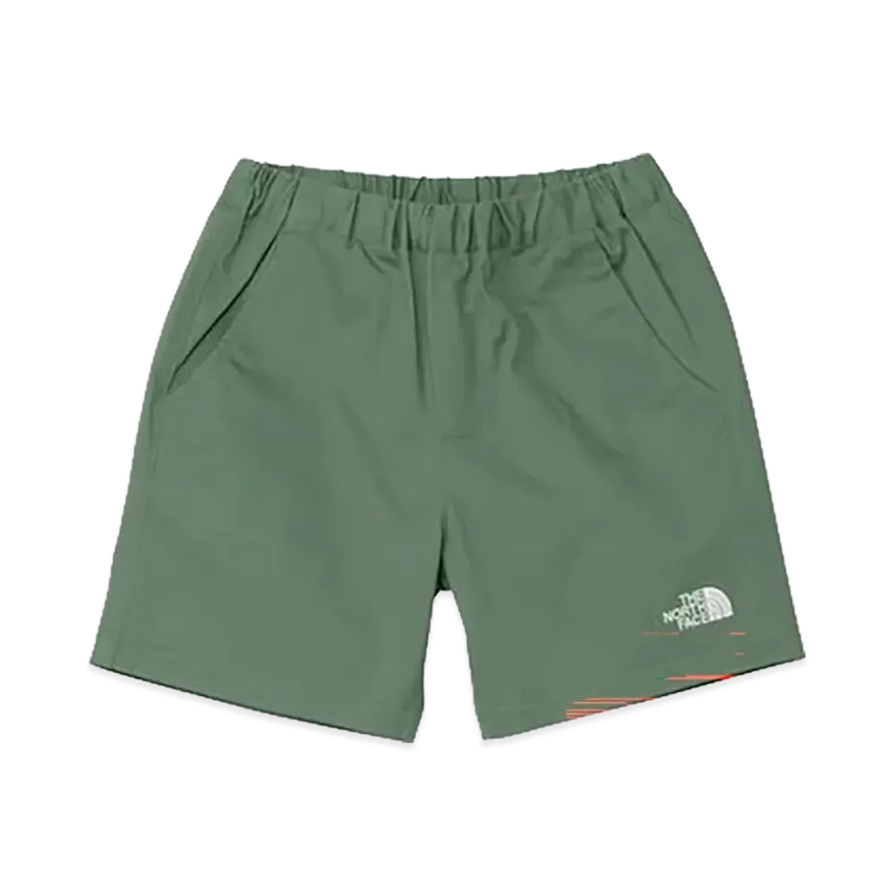 The North Face Toddler Cotton Easy Shorts Kids "Duck Green"