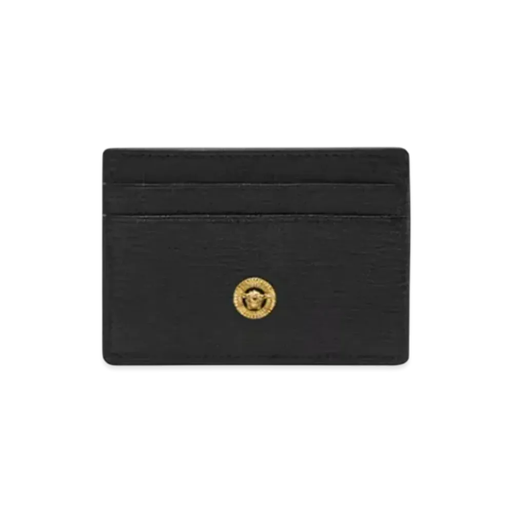 Versace Medusa Biggie Cardholder "Black/Gold"