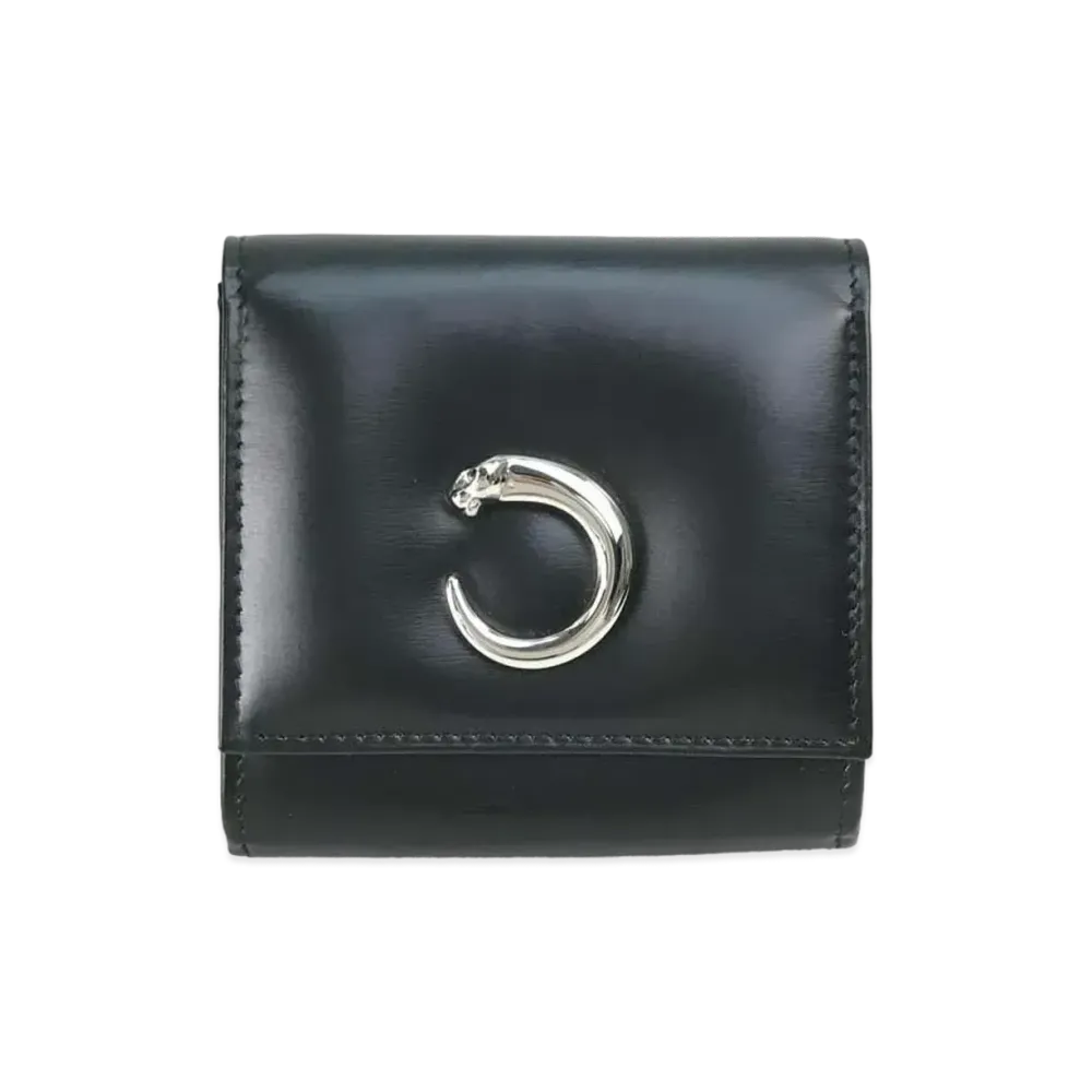 Cartier Panthere Coin Case "Black/Silver"