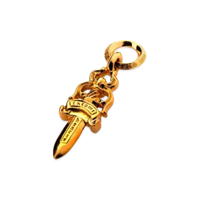 Chrome Hearts 22K #5 Dagger Charm "Gold"