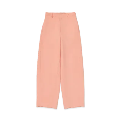 AURALEE Tense Wool Double Cloth Slacks "Salmon Pink"