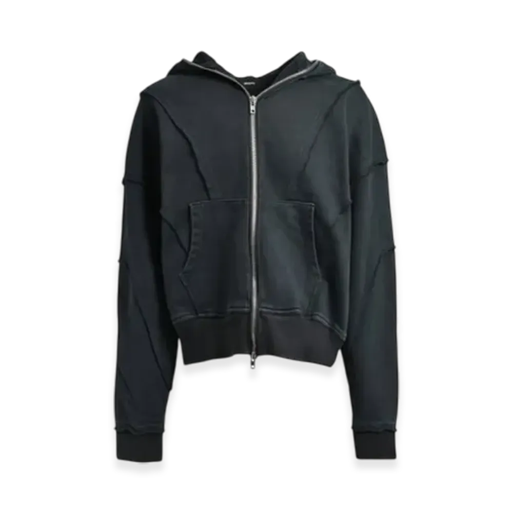 BREATH Fade Zip Up Hoodie "Black"