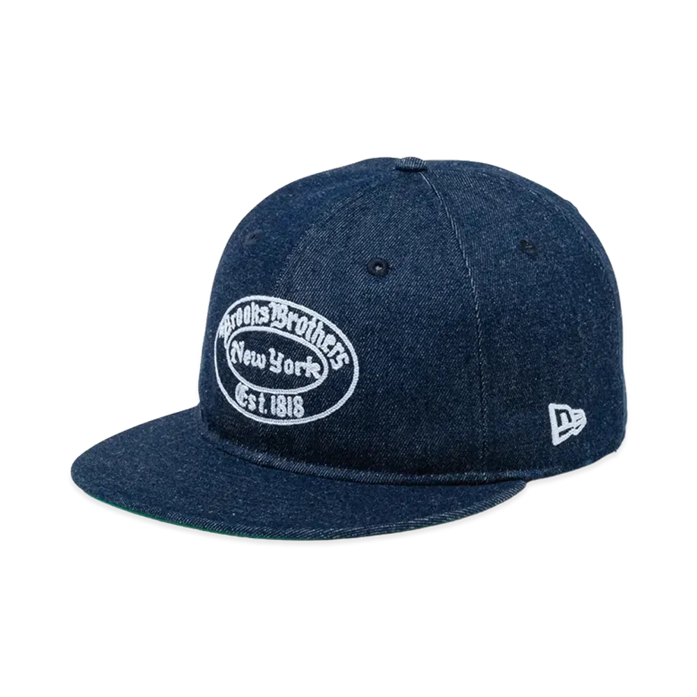 NEW ERA x Brooks Brothers 59Fifty Soft Buckram "Indigo Denim"