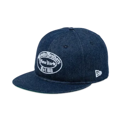 NEW ERA x Brooks Brothers 59Fifty Soft Buckram "Indigo Denim"