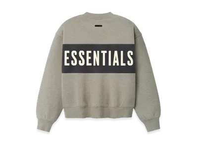 FEAR OF GOD ESSENTIALS Women's Paneled Classic Sweatshirt "Seal Heather"